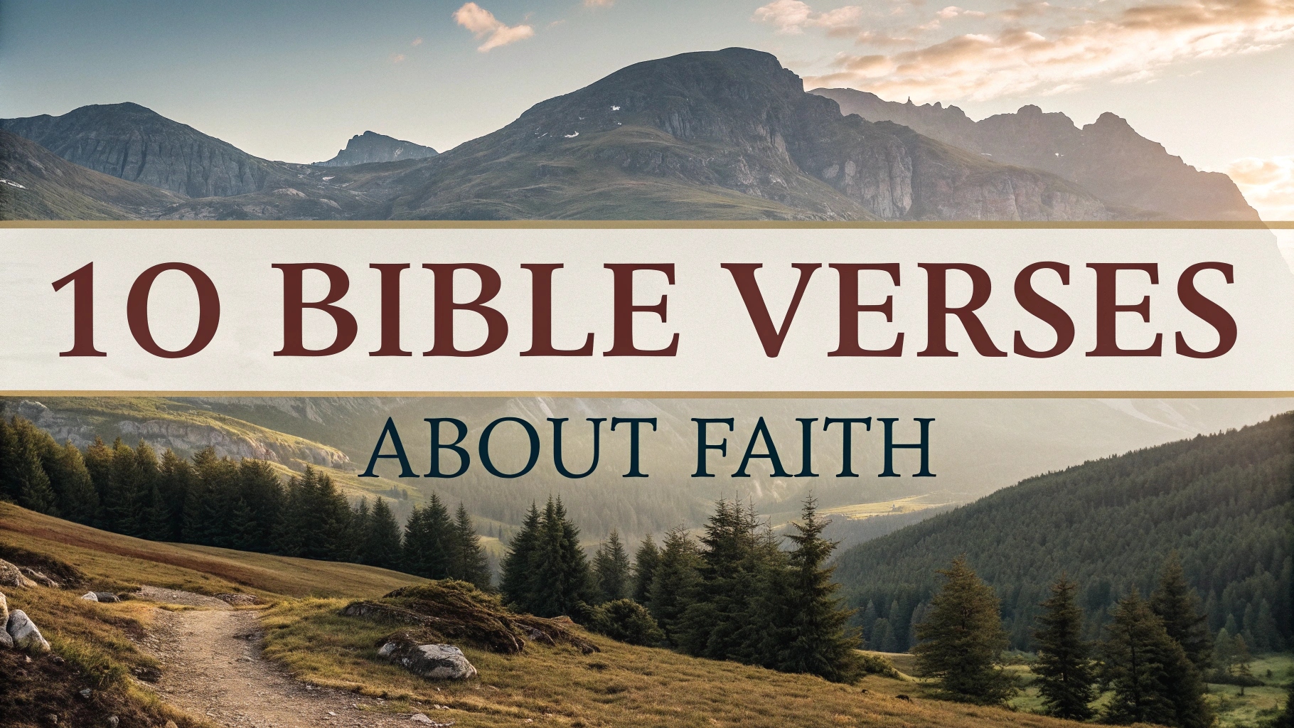 Bible Verses About Faith