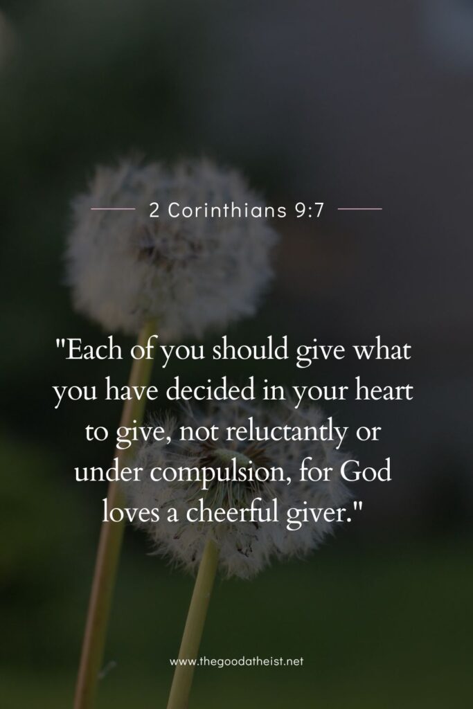 Bible Verses About Generosity