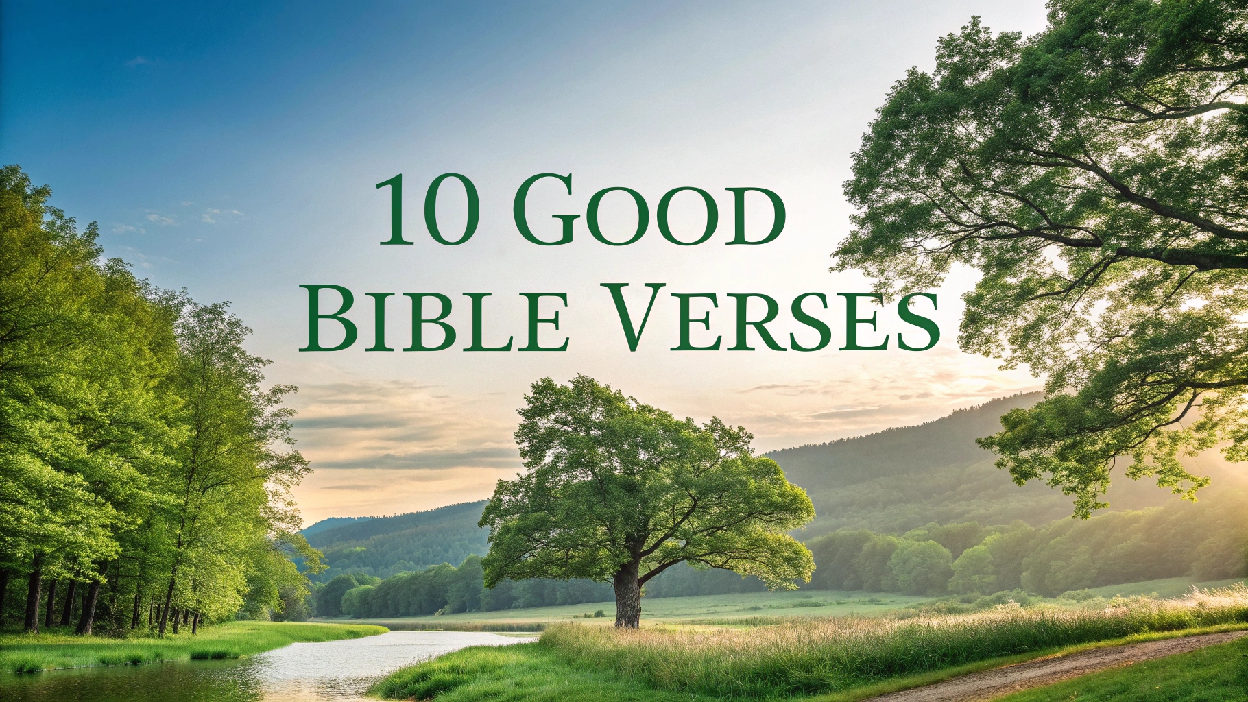 good bible verses