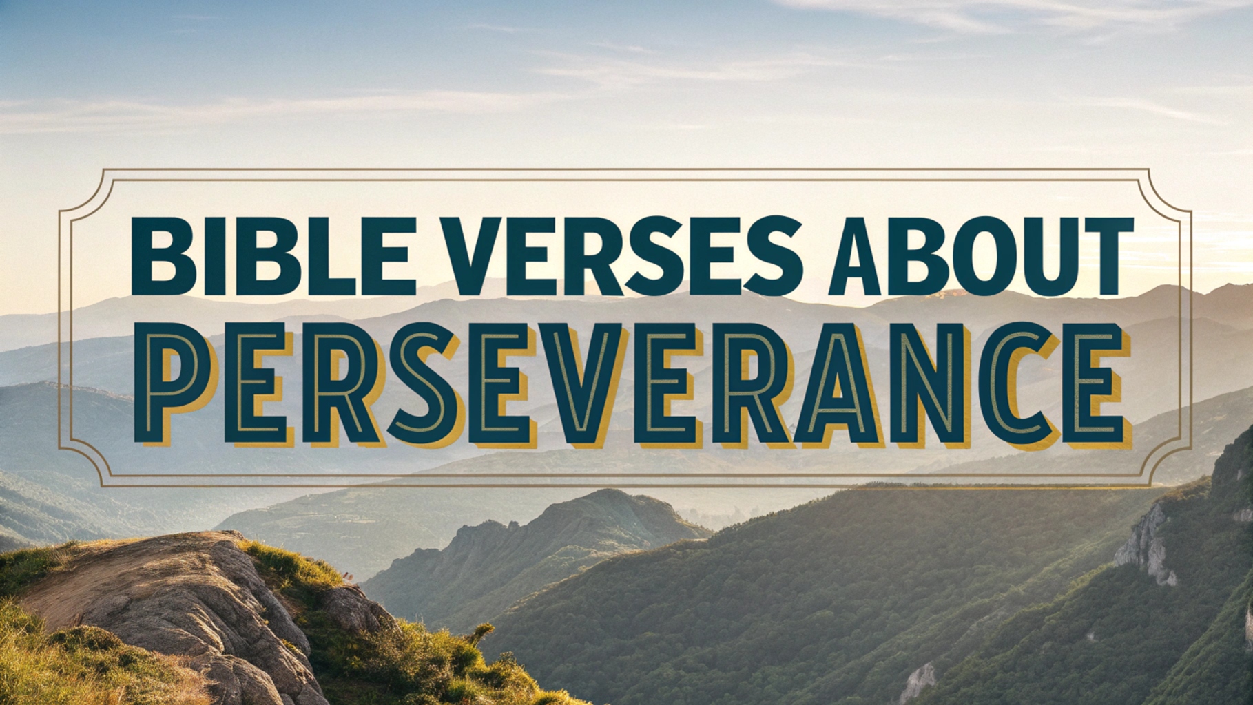 Bible Verses About Perseverance