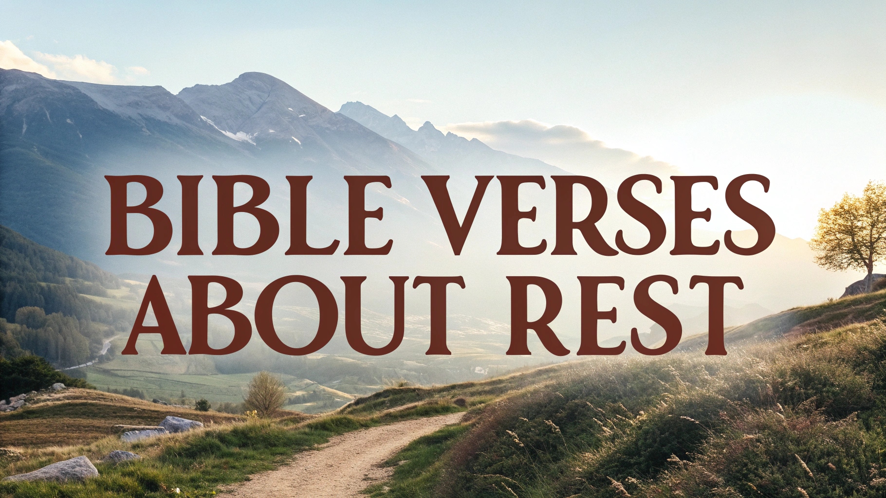 Bible Verses About Rest