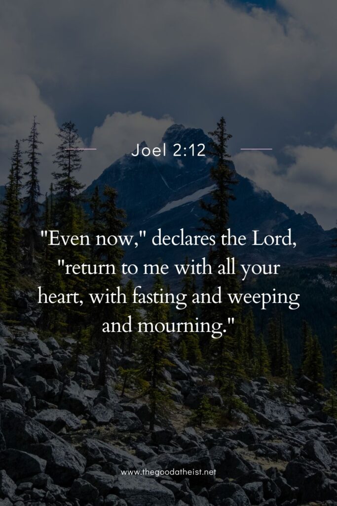 Ash Wednesday Bible Verses