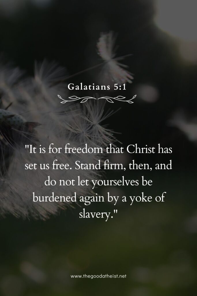 Bible Verse About Freedom In Christ