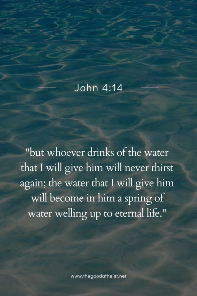 Bible Verse About Water Of Life