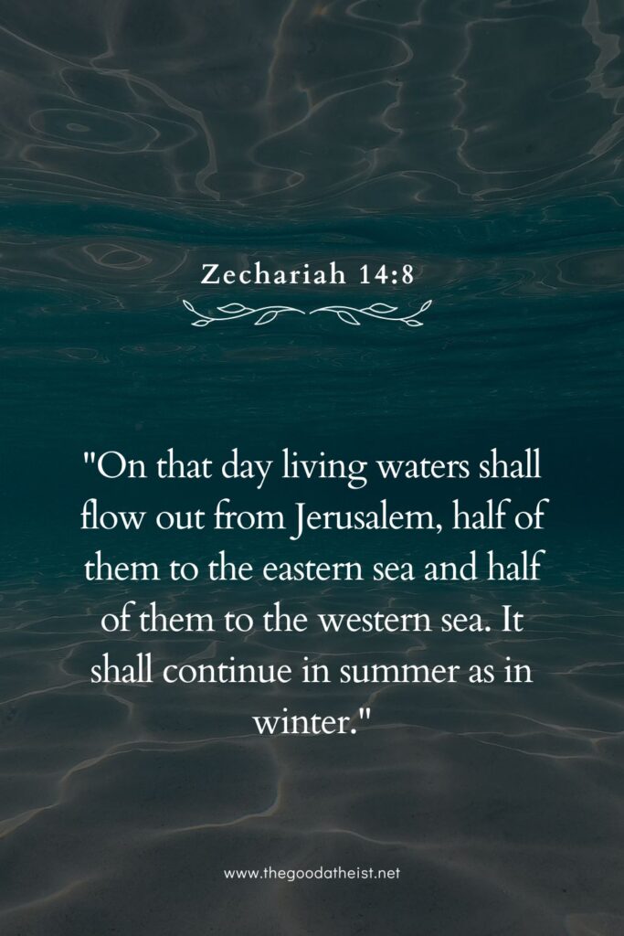 Bible Verse About Water Of Life