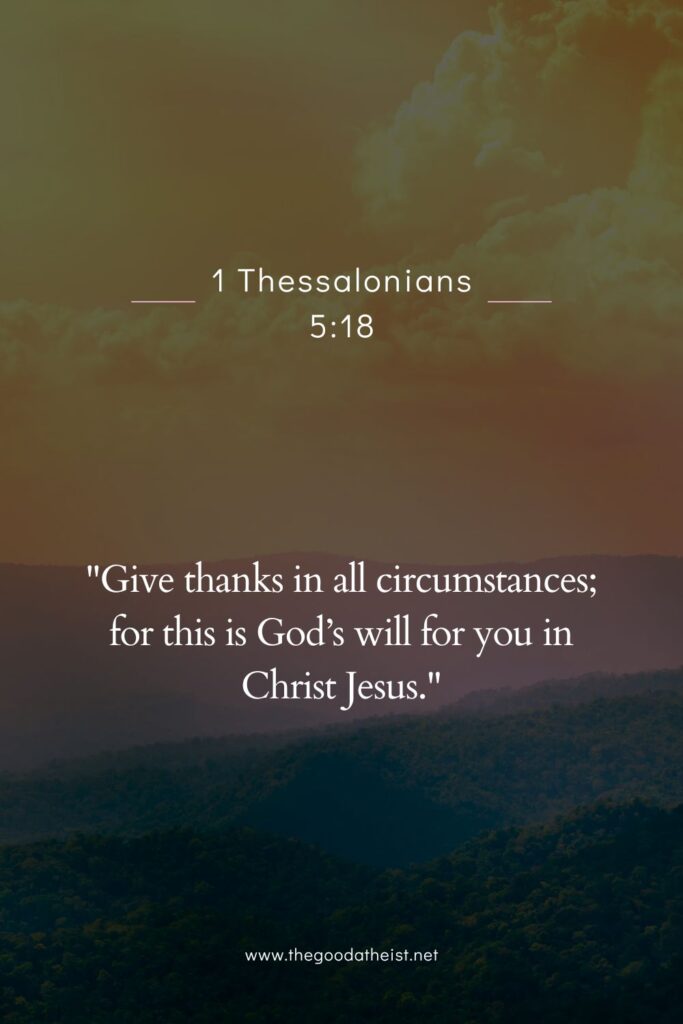 Bible Verse for Thankfulness