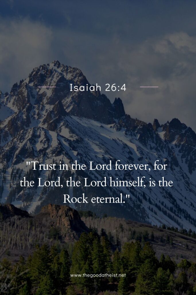 Mountain Bible Verse For Strength