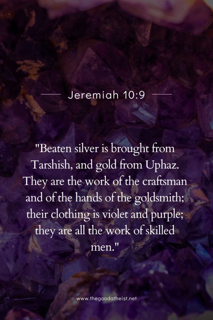 Purple Bible Verse Symbolism