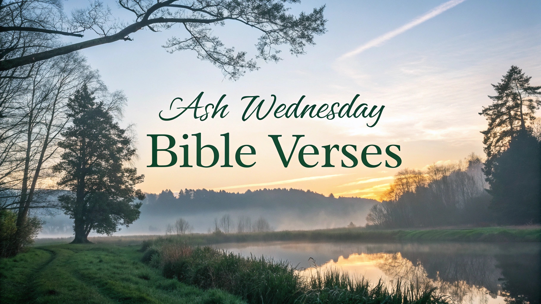 Ash Wednesday Bible Verses