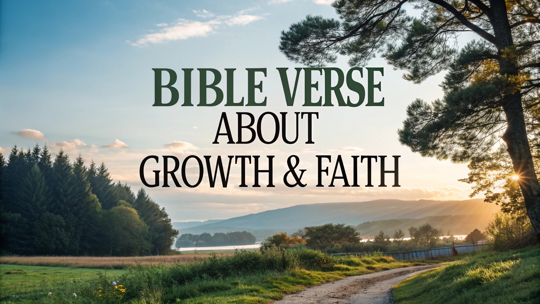 Bible Verse About Growth & Faith