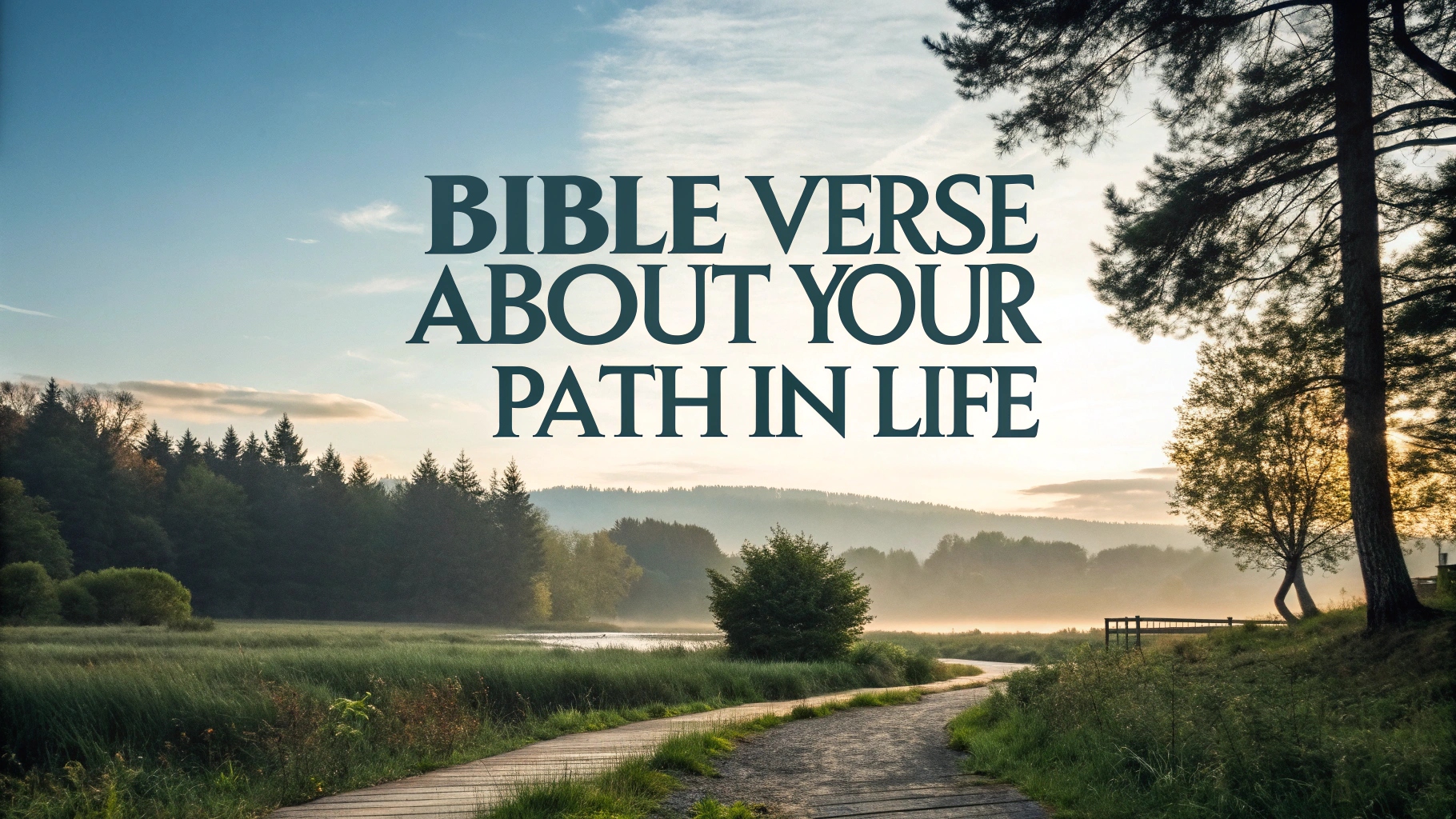 Bible Verse About Your Path In Life