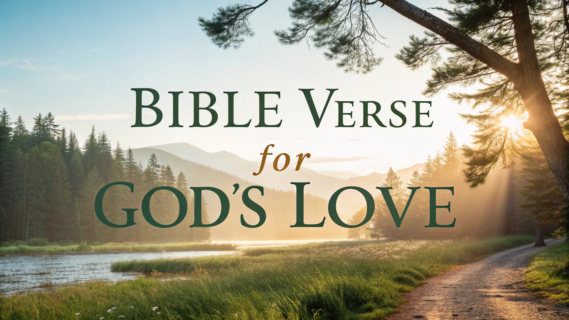 Bible Verse for God's Love