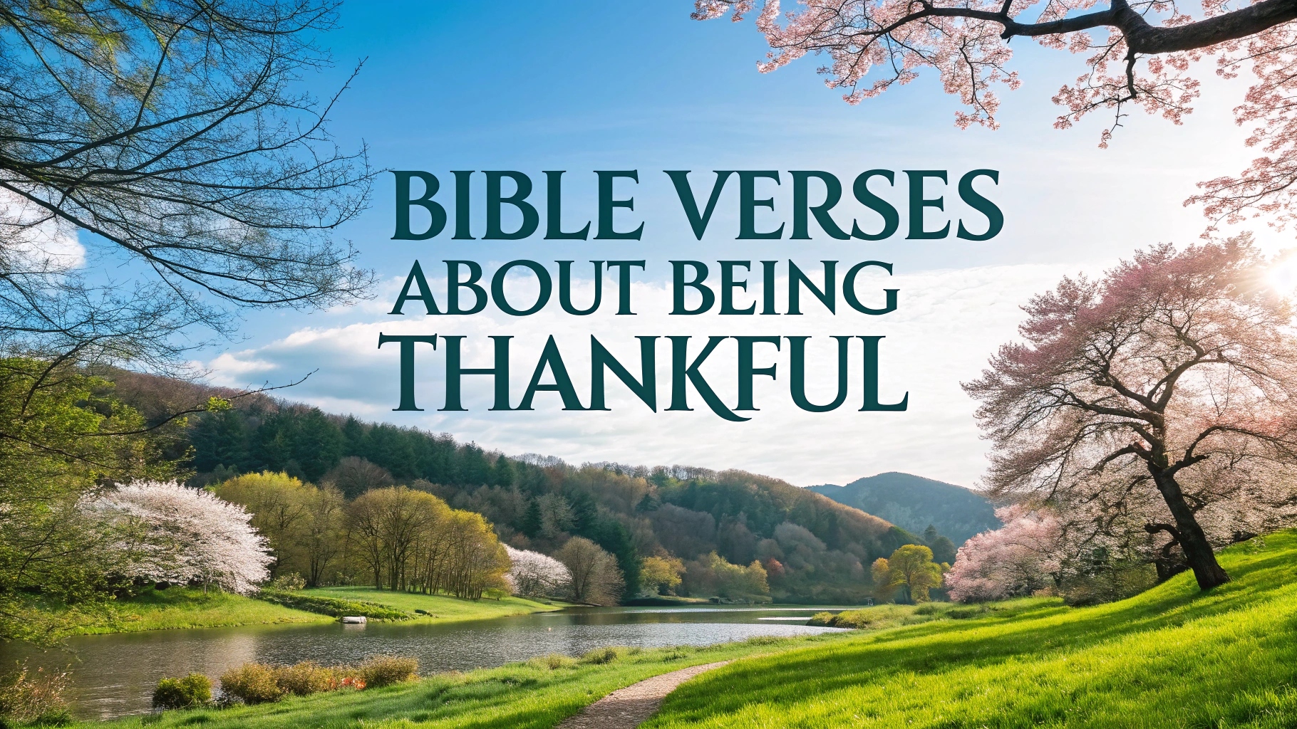 Bible Verses About Being Thankful