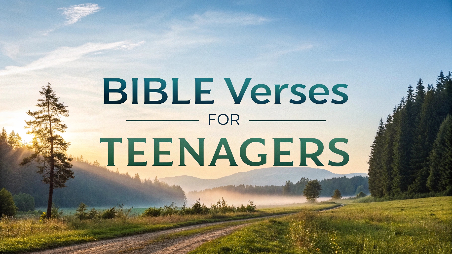 Bible Verses For Teenagers