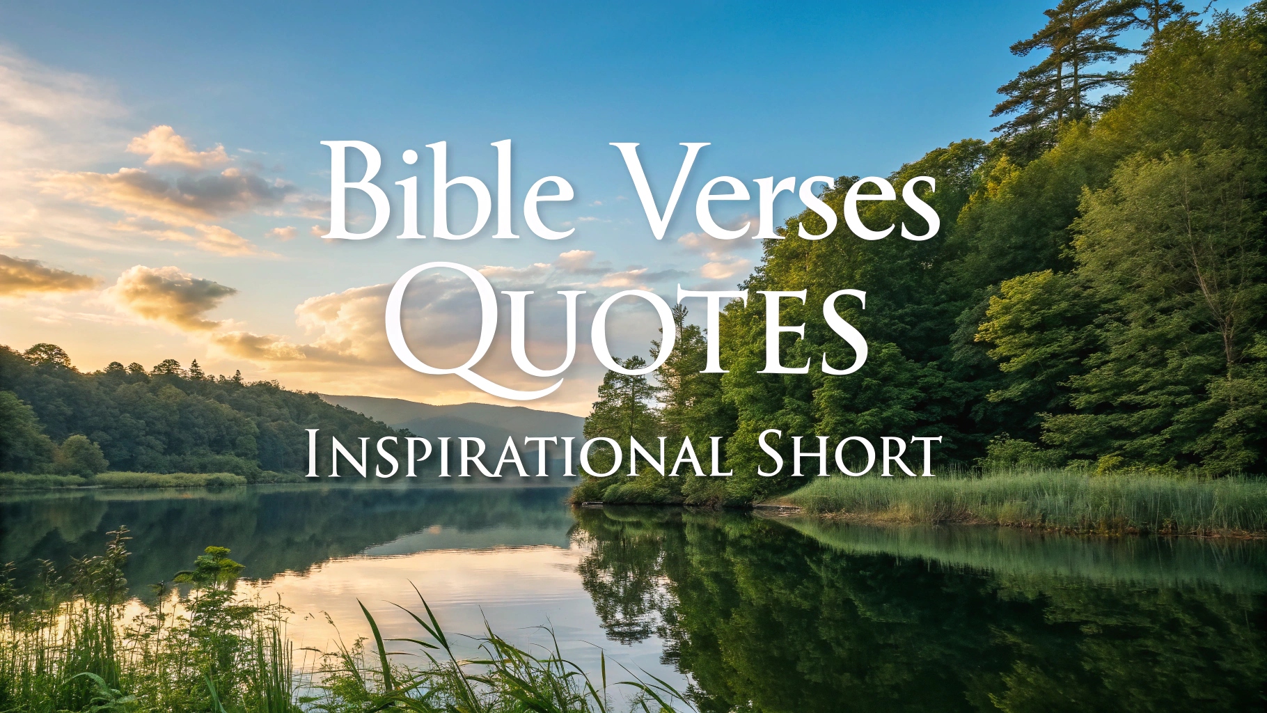 bible verses quotes inspirational short