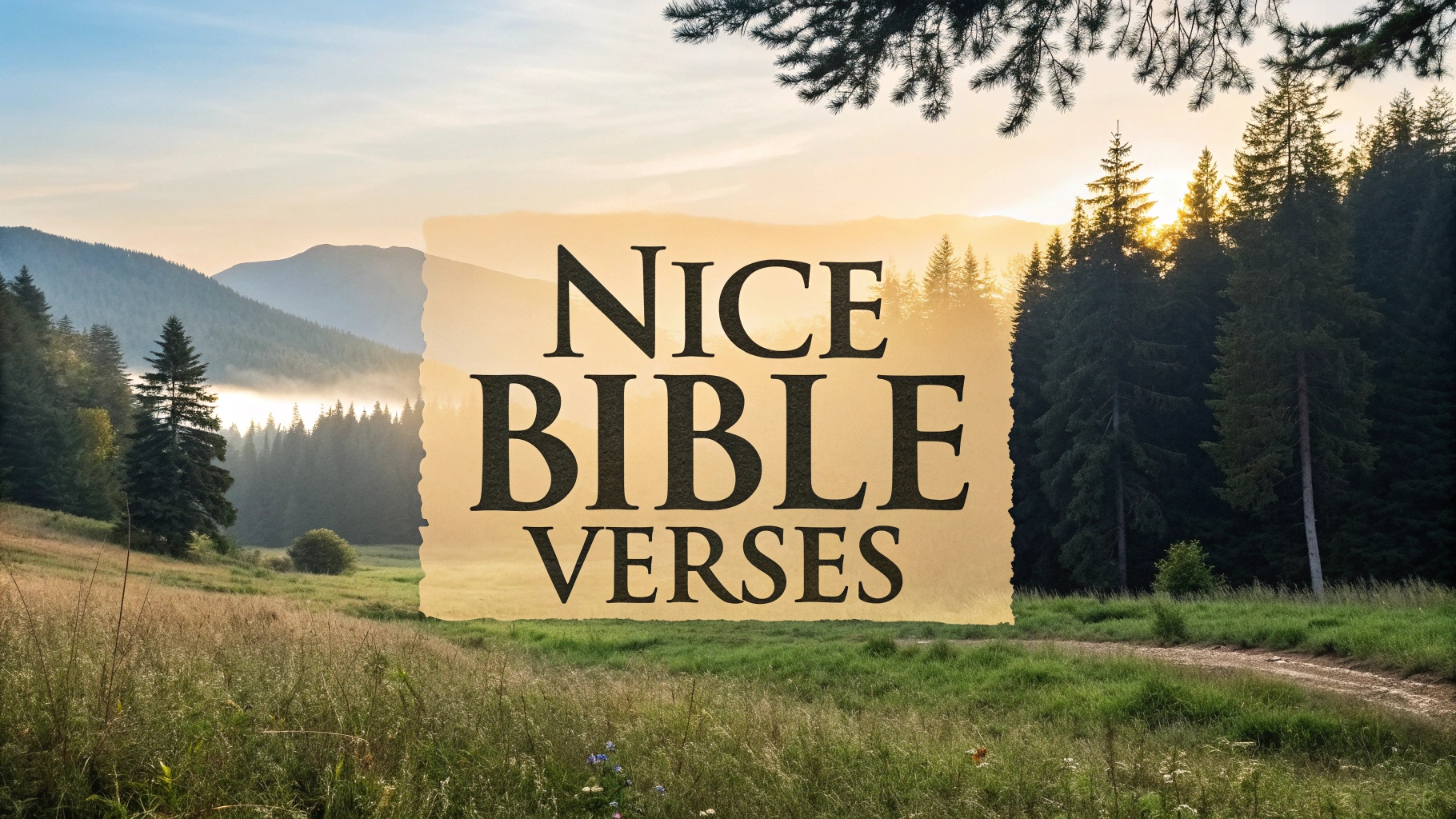 Nice Bible Verses