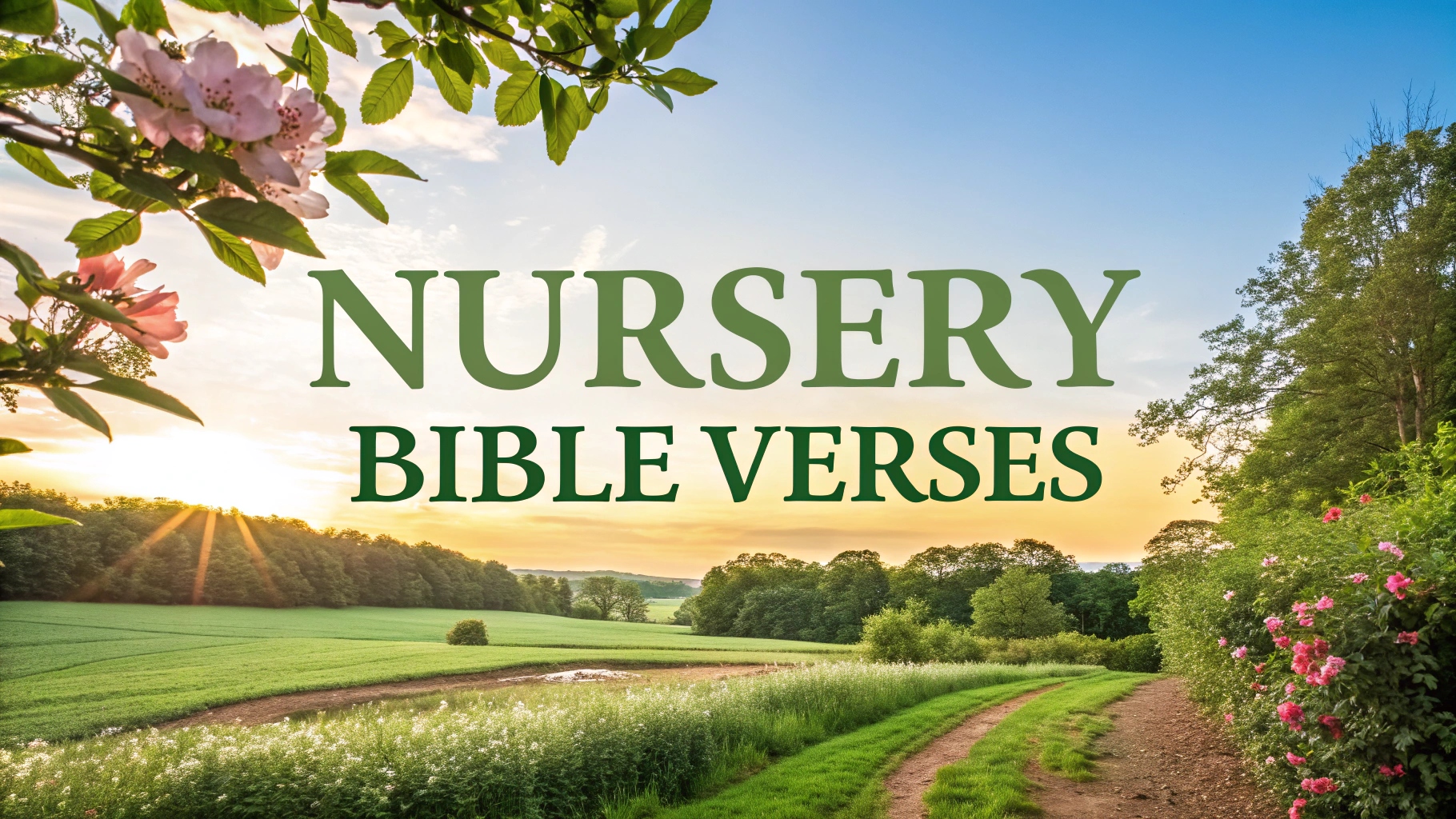 Nursery Bible Verses For Babies