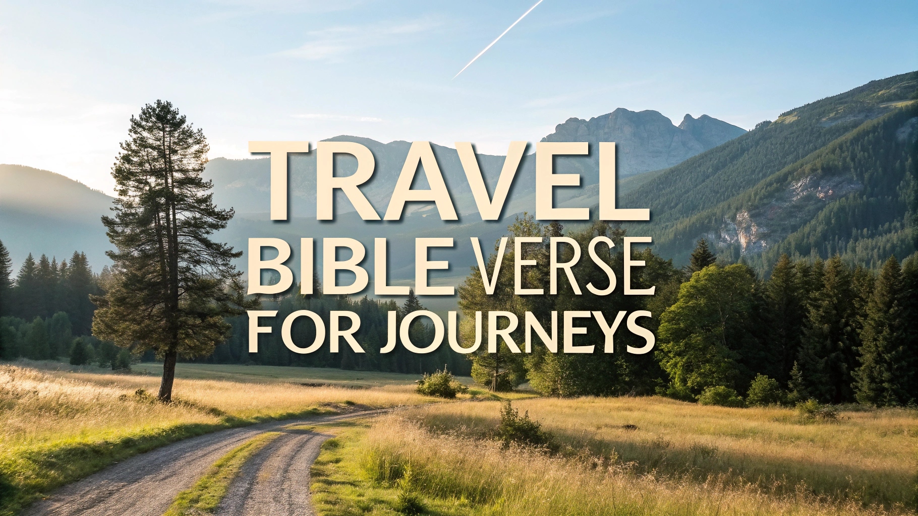 Travel Bible Verse For Journeys