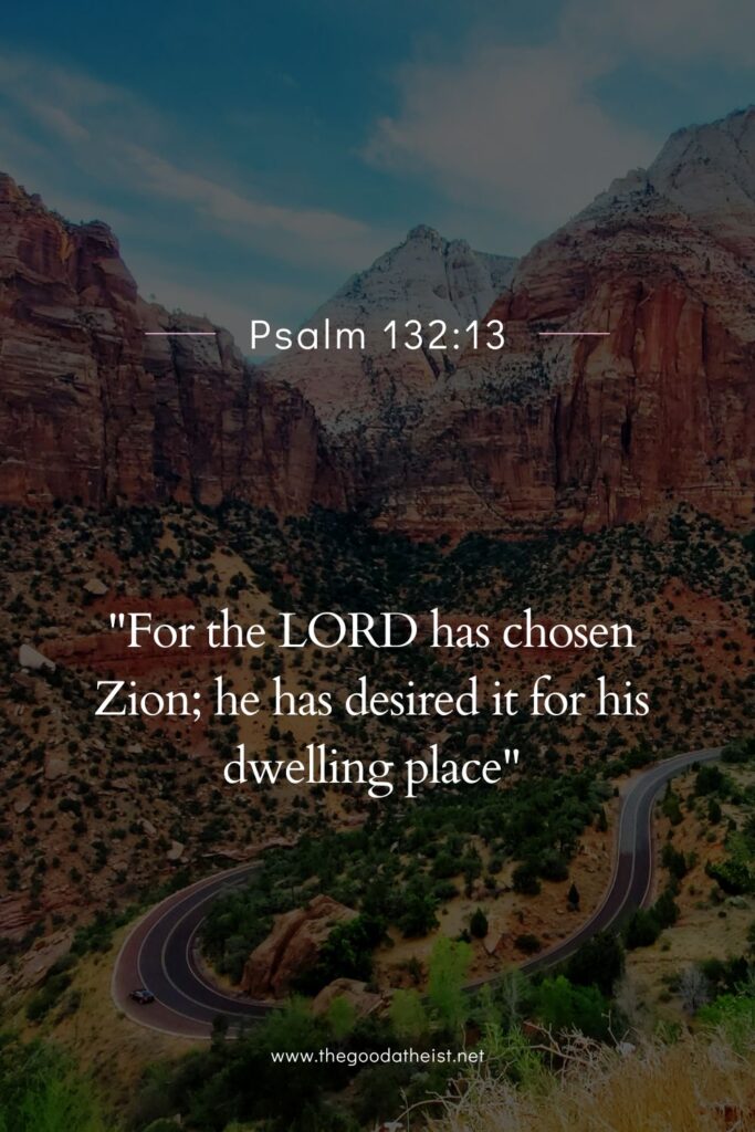bible verse about zion