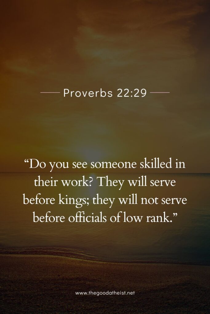 bible verse for future career