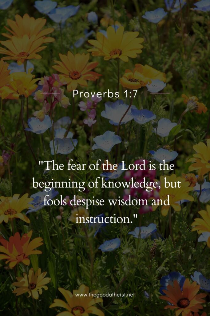bible verse for knowledge