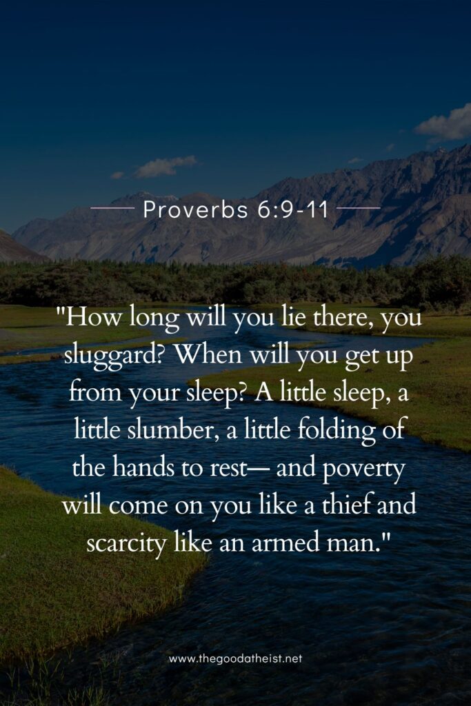 bible verse for laziness
