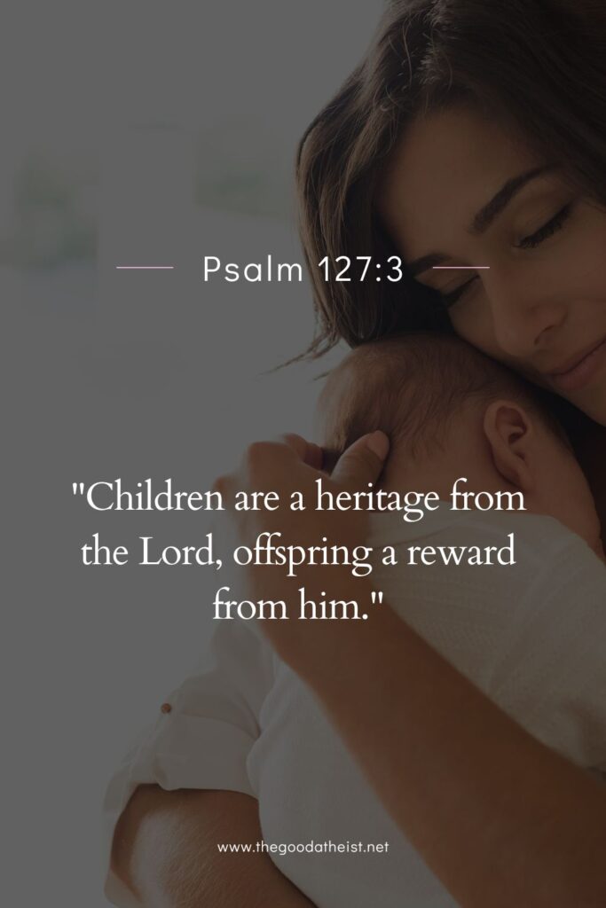 bible verse for new baby