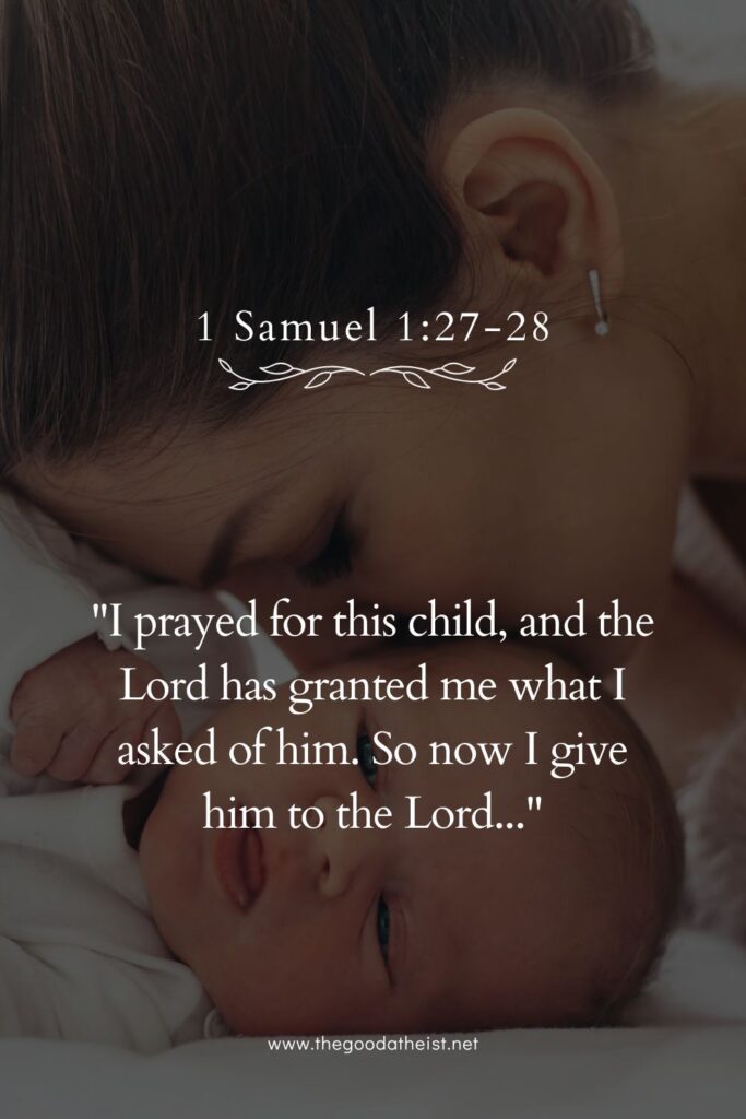 bible verse for new baby