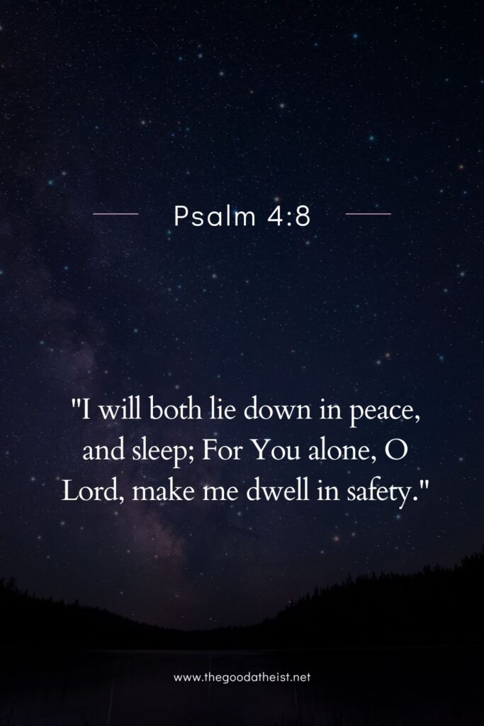 bible verse for night time
