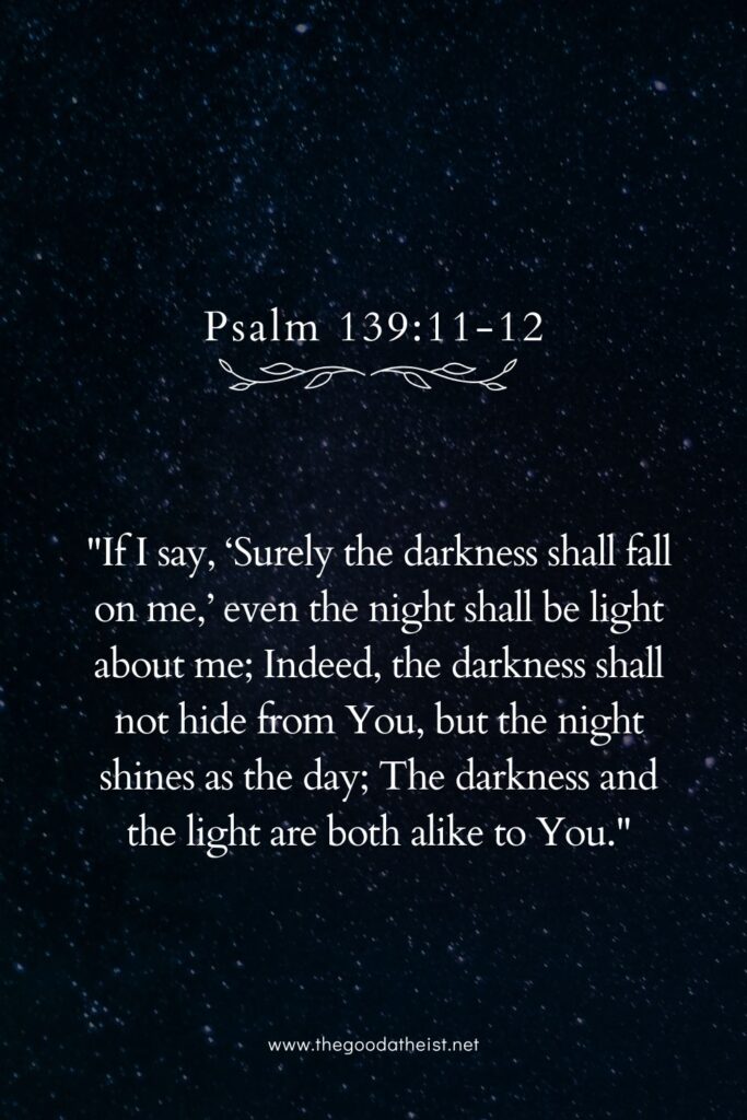 bible verse for night time