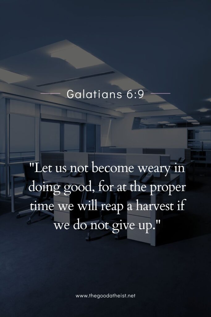 bible verse for office