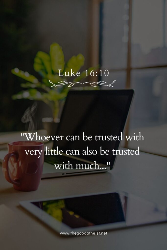 bible verse for office