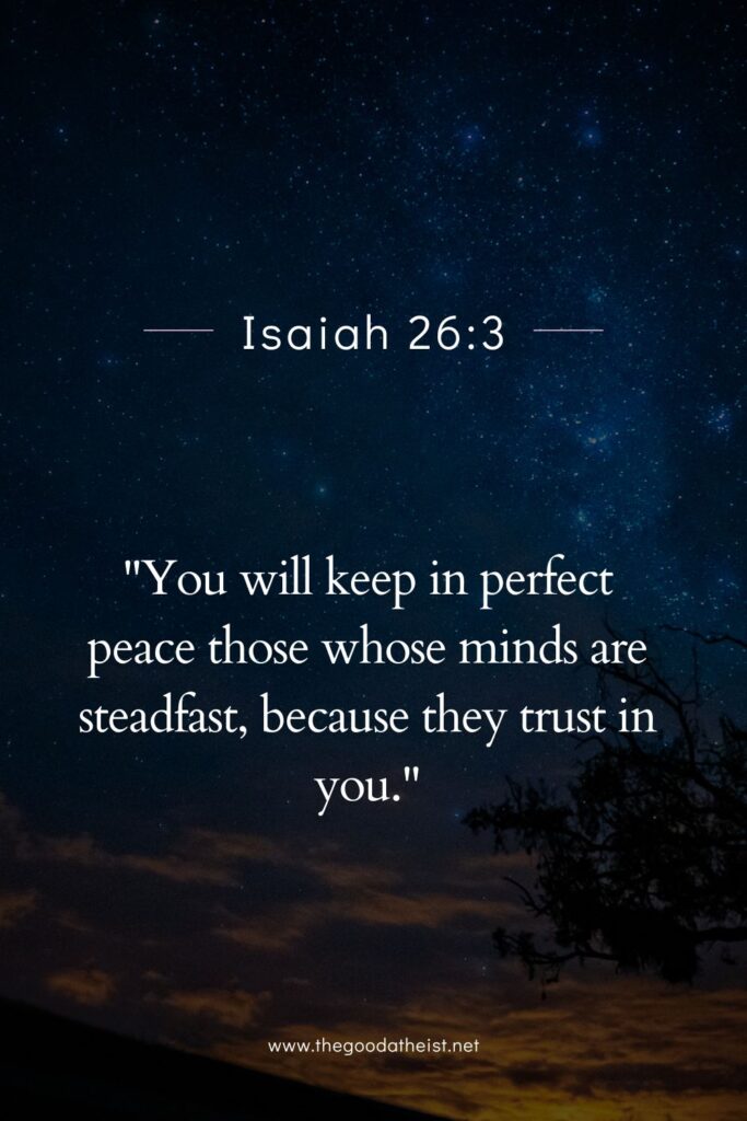 bible verse for peace of mind