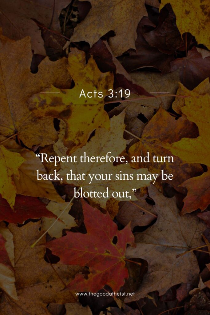 bible verse for repentance
