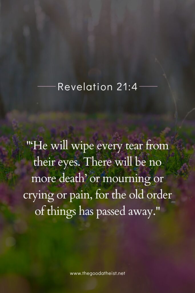 bible verse for rest in peace