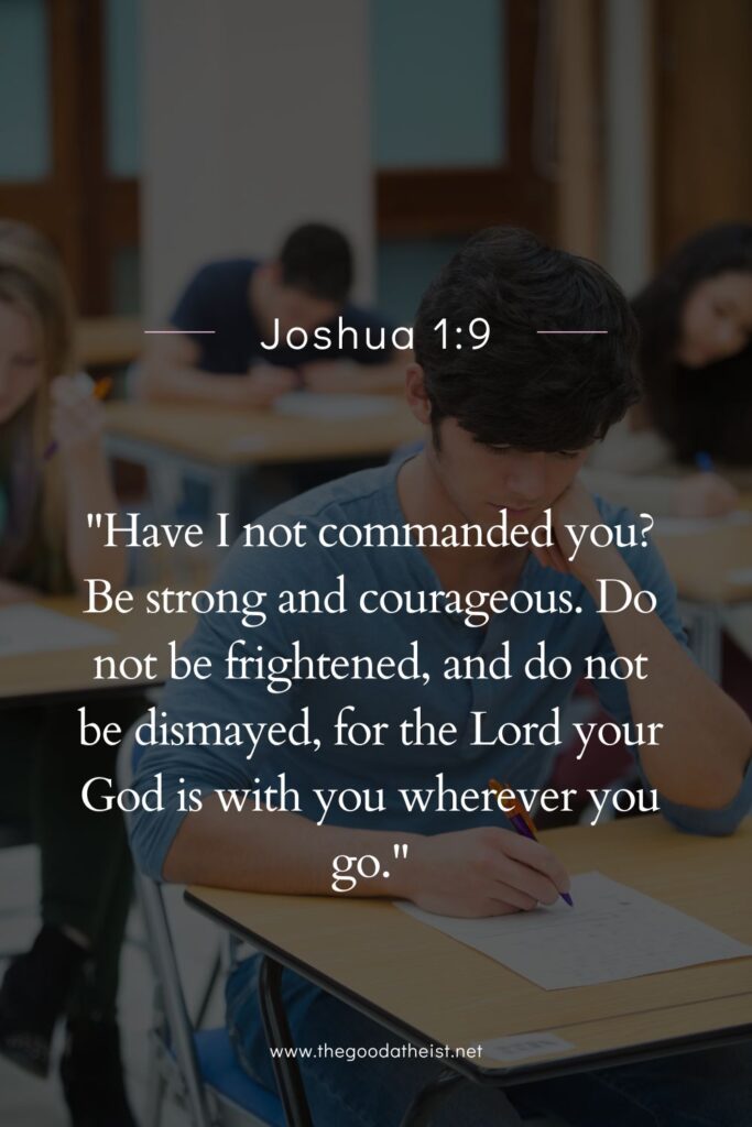bible verse for upcoming exam