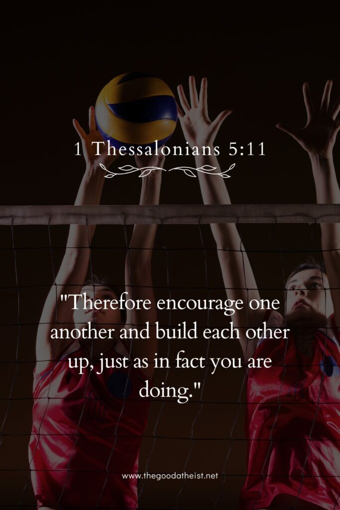 bible verse for volleyball