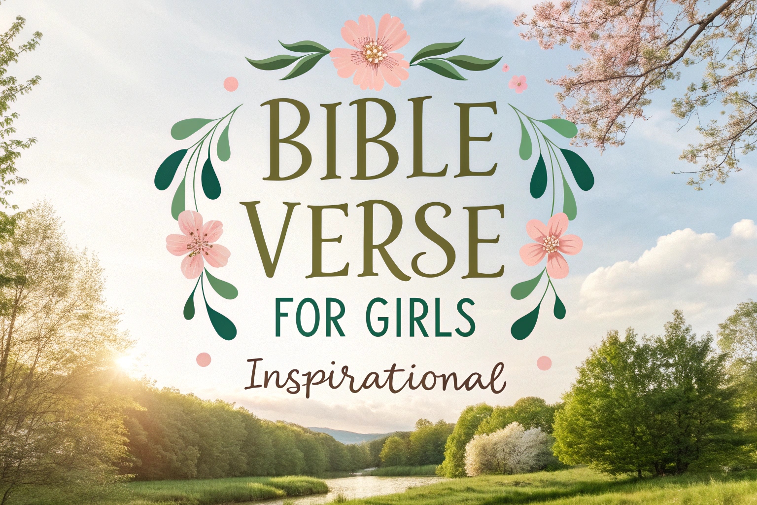 bible verse for girls inspirational