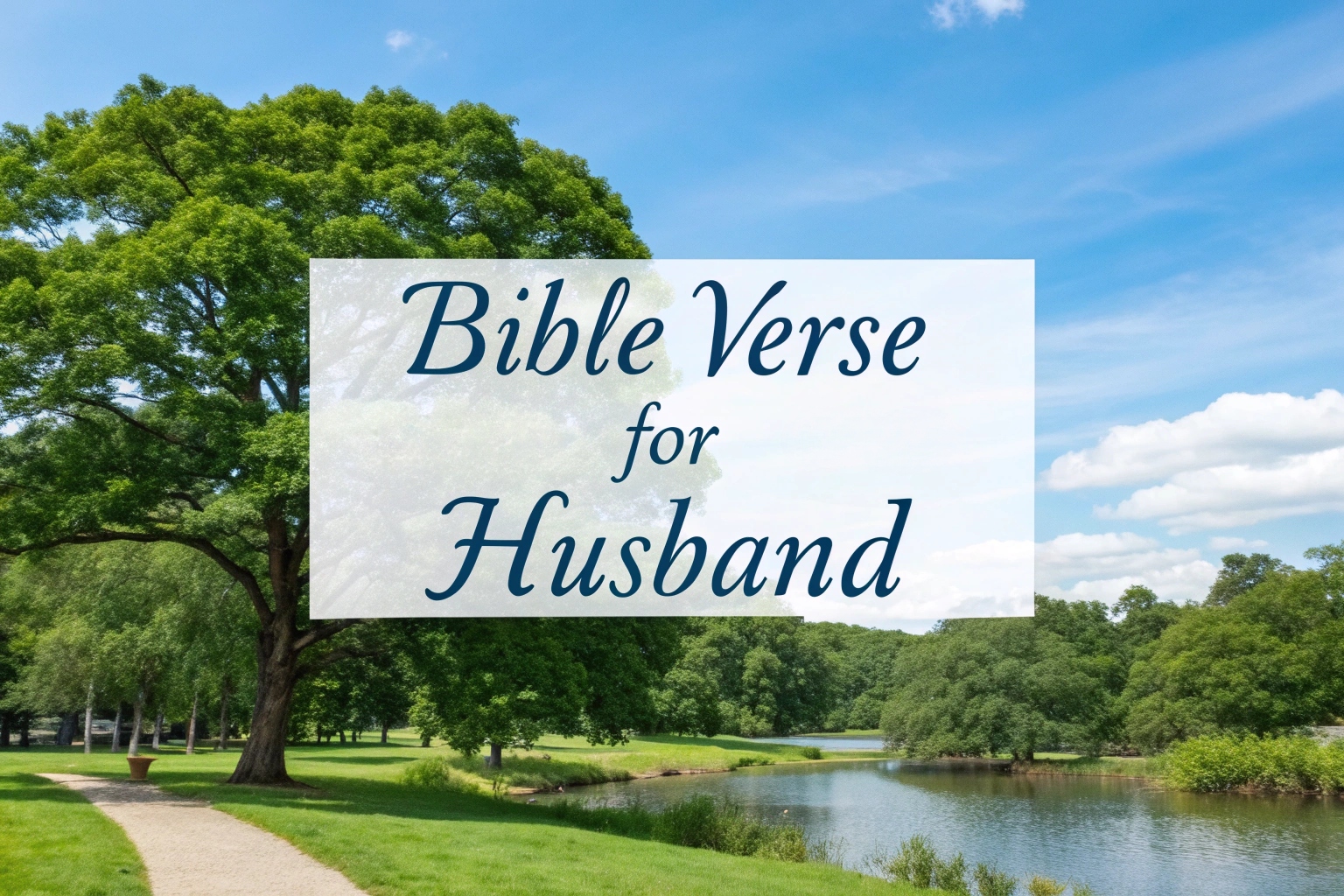 bible verse for husband
