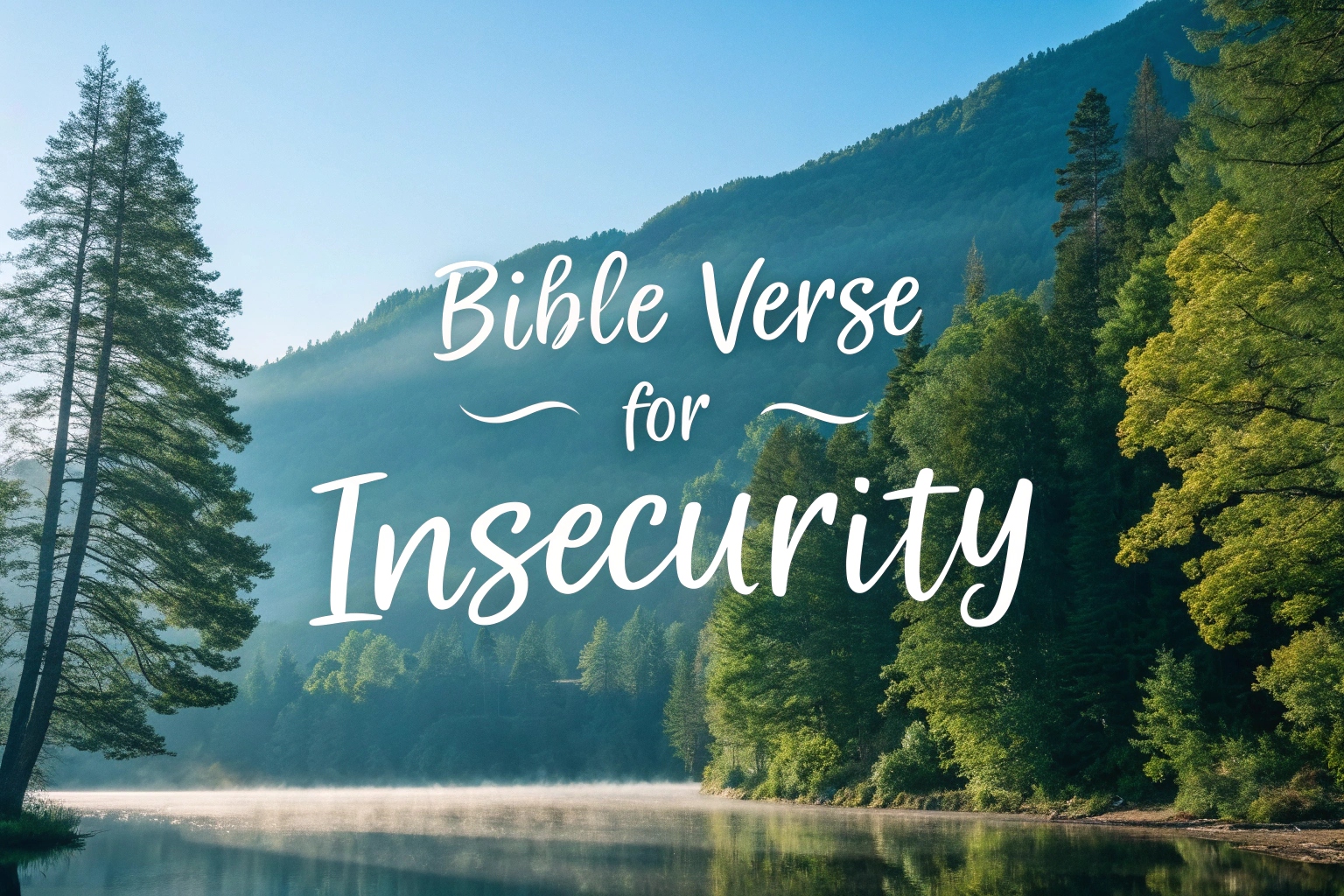 bible verse for insecurity
