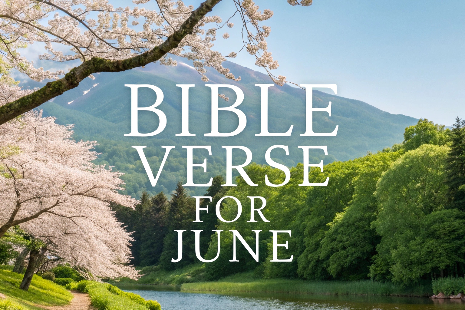 bible verse for june