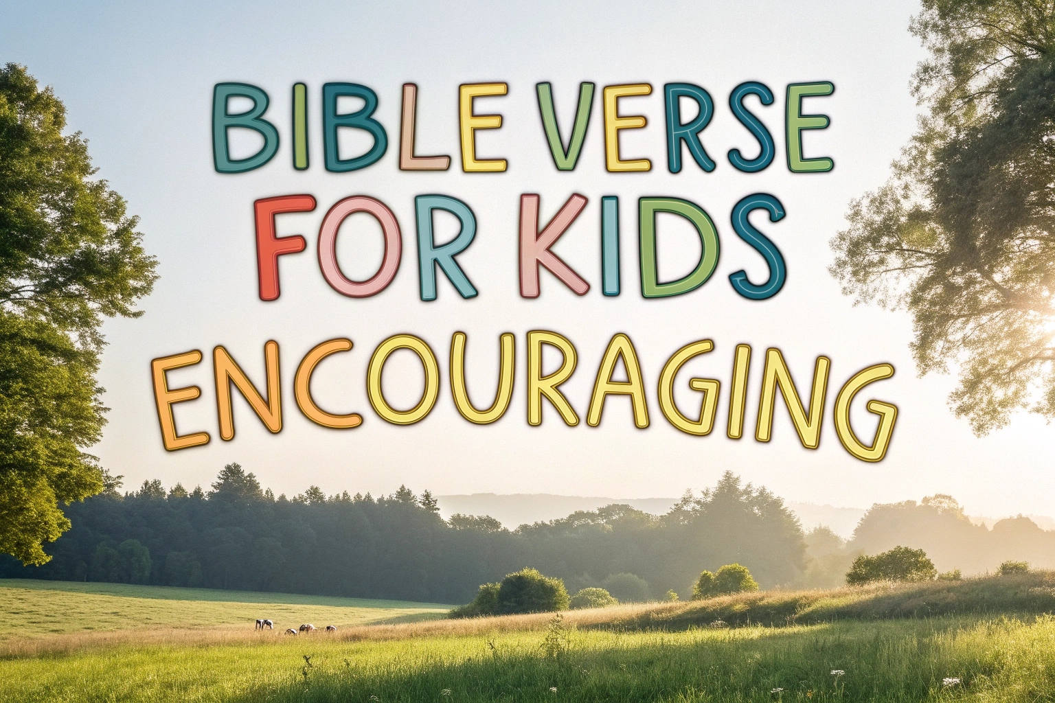 bible verse for kids encouraging