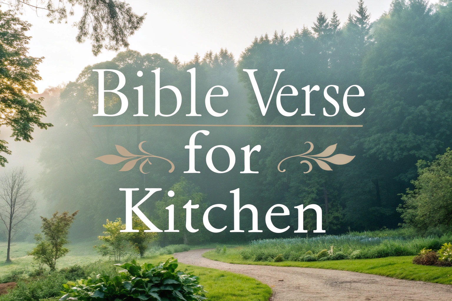 bible verse for kitchen