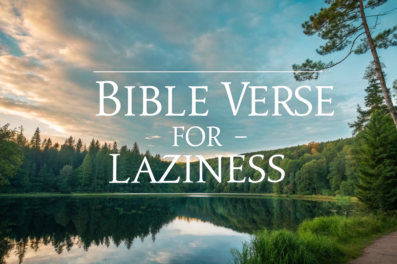 bible verse for laziness
