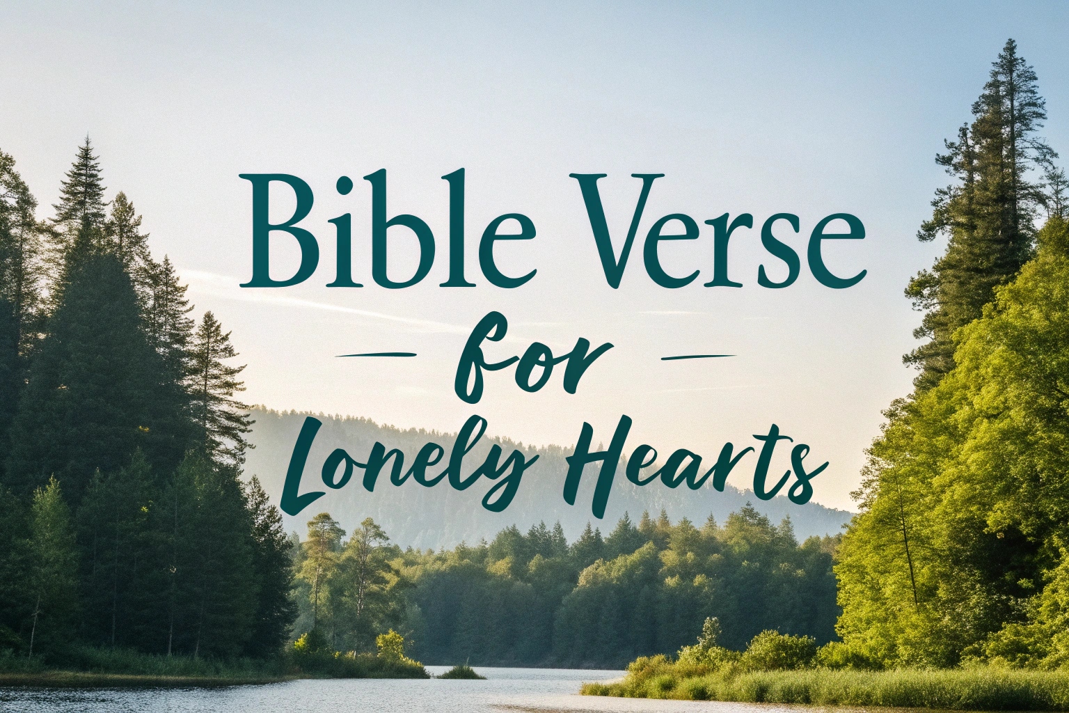 bible verse for lonely