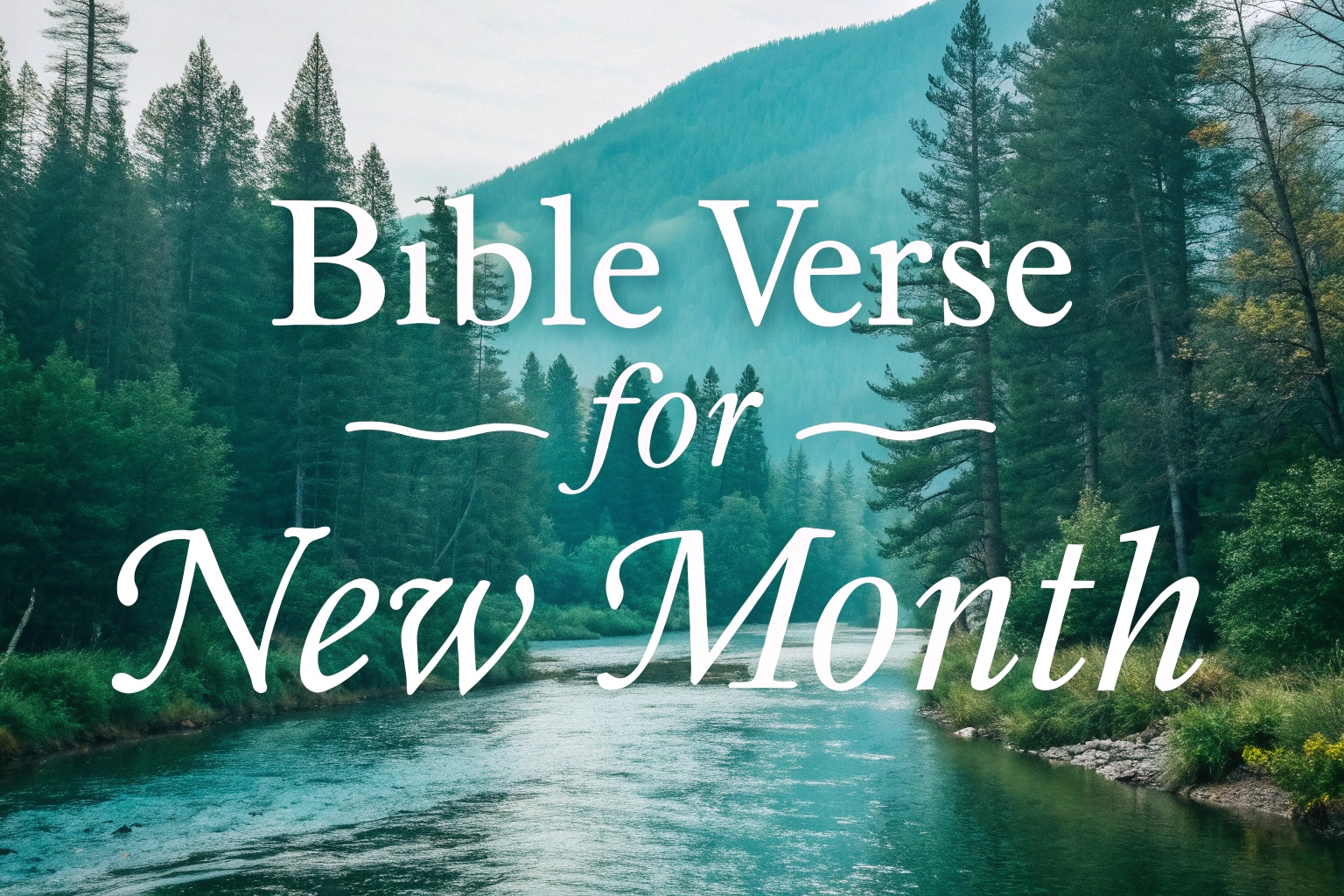 bible verse for new month