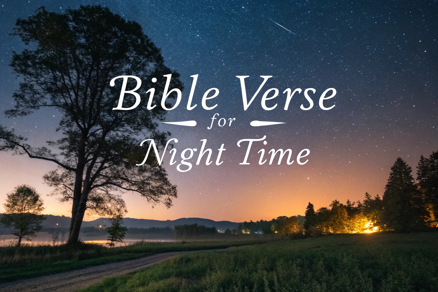 bible verse for night time