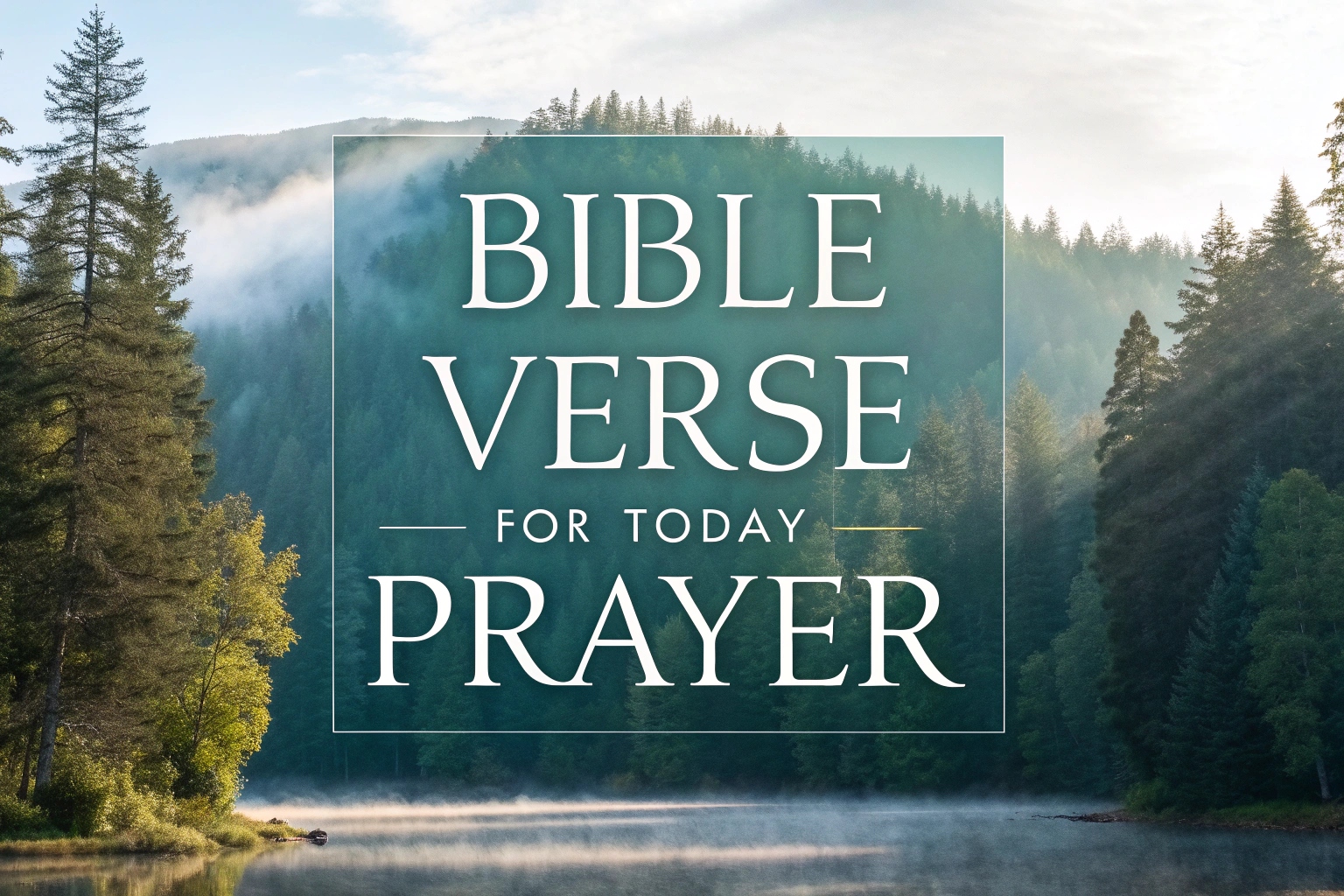 bible verse for today prayer