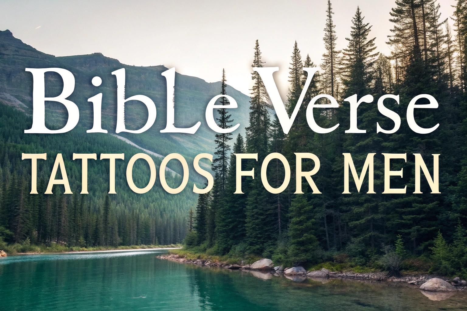 bible verse tattoos for men