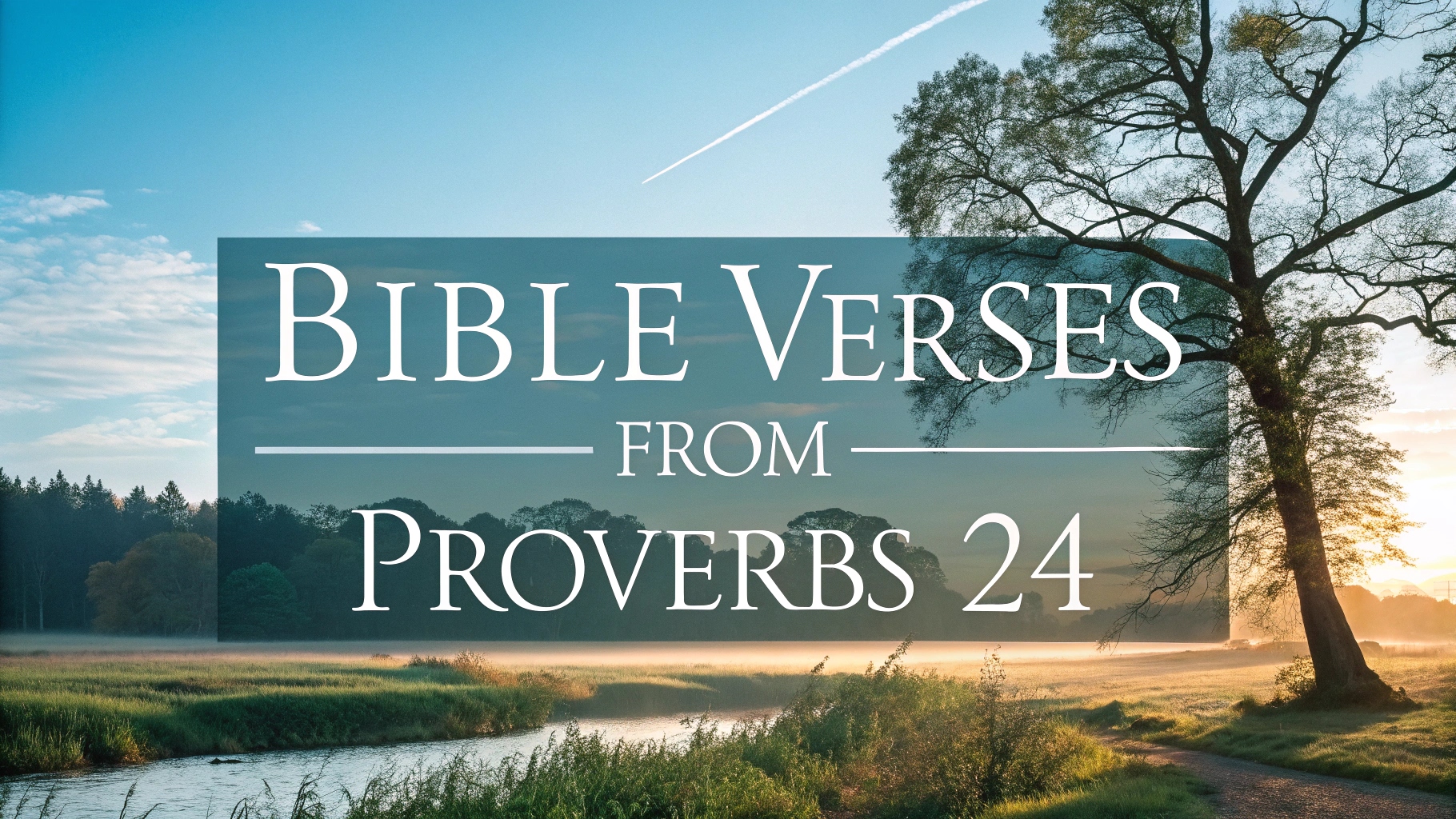 Bible Verses From Proverbs 24